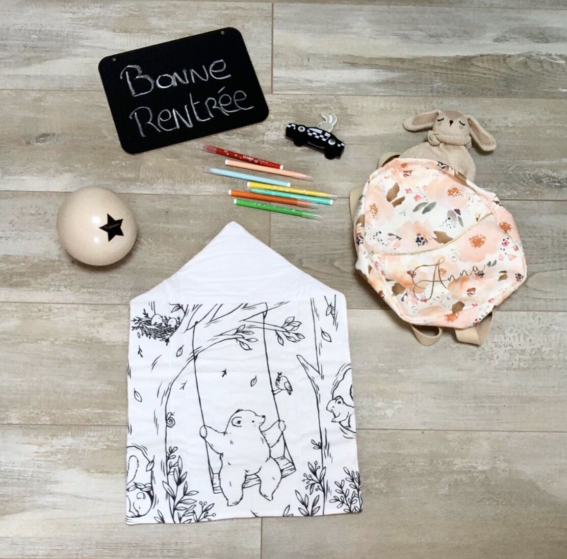 Coloriage lavable en tissu