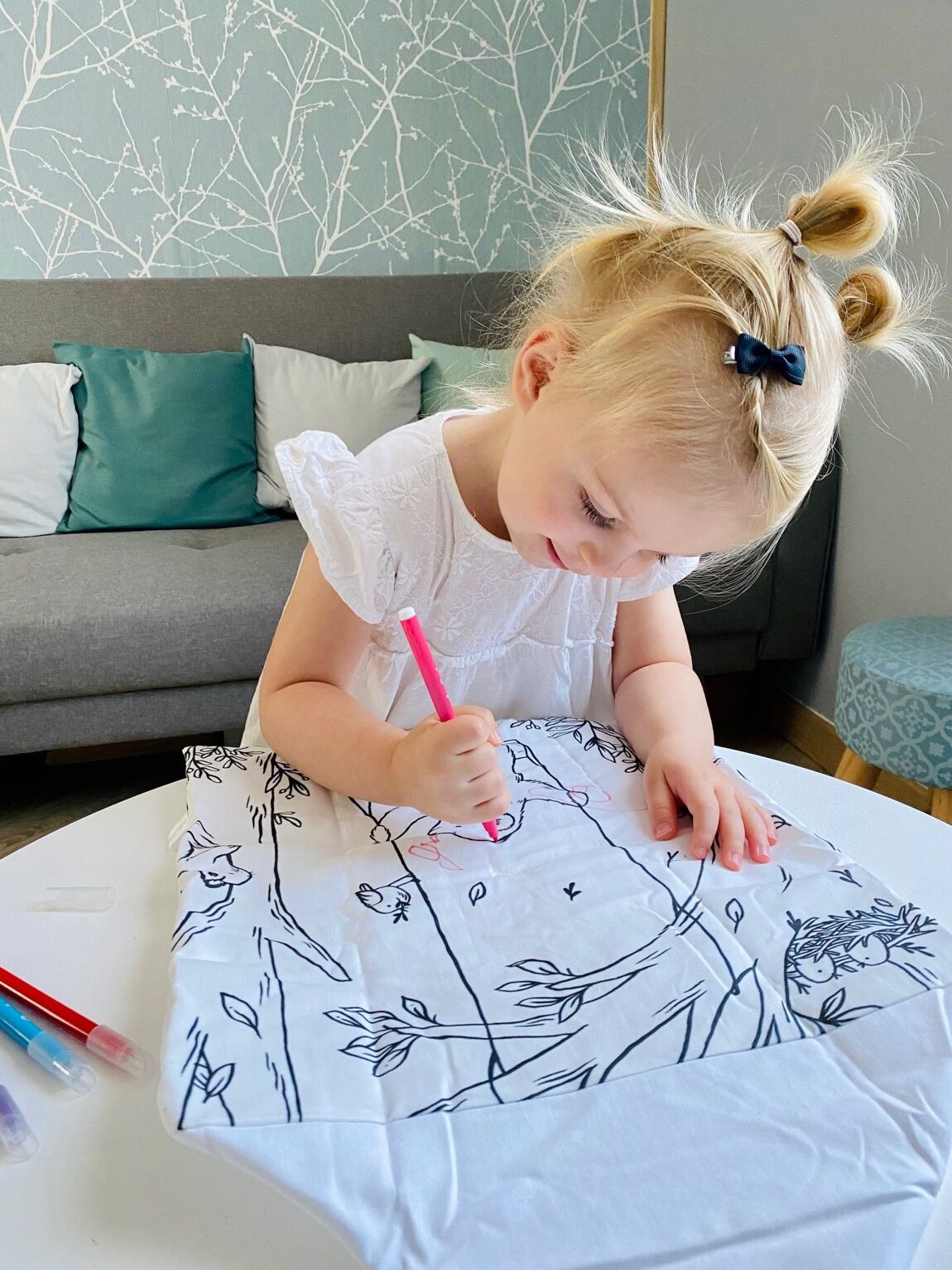 Coloriage lavable en tissu