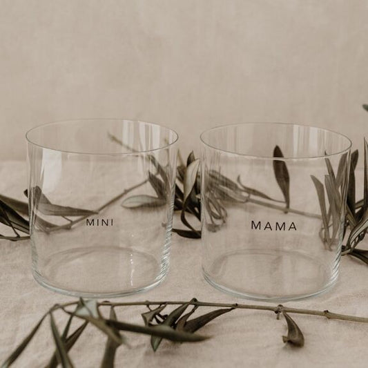 Set de 2 verres - Mama & Mini