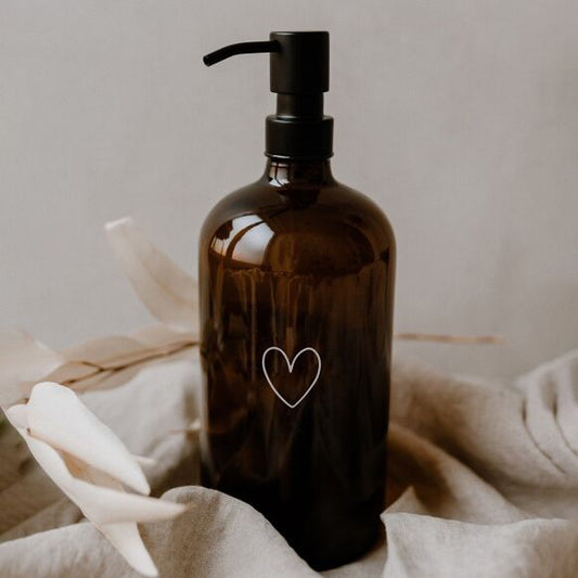 Distributeur de savon coeur