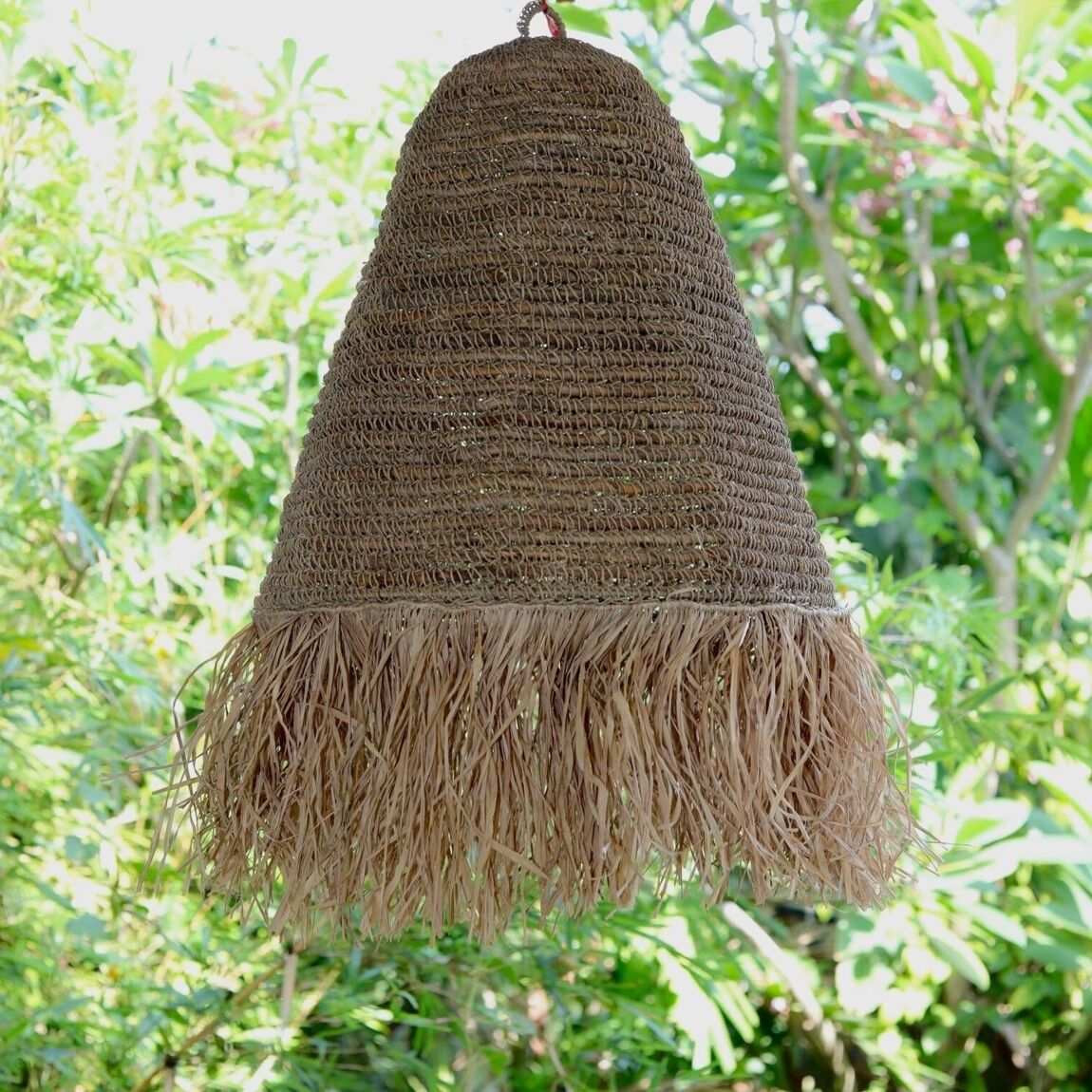 Lampe en raphia KALIMA
