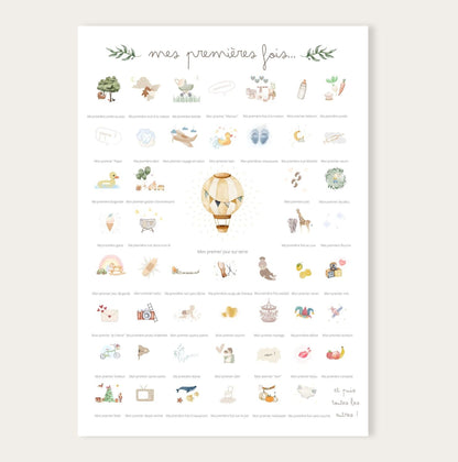 Affiche "Mes Premières Fois" - Modèle classique