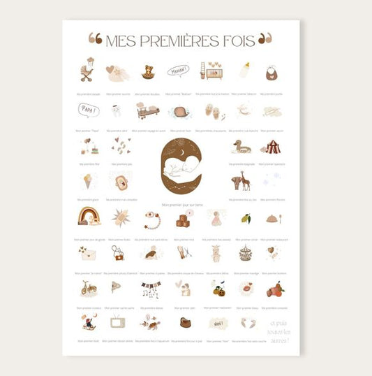 Affiche "Mes Premières Fois" - Modèle karma