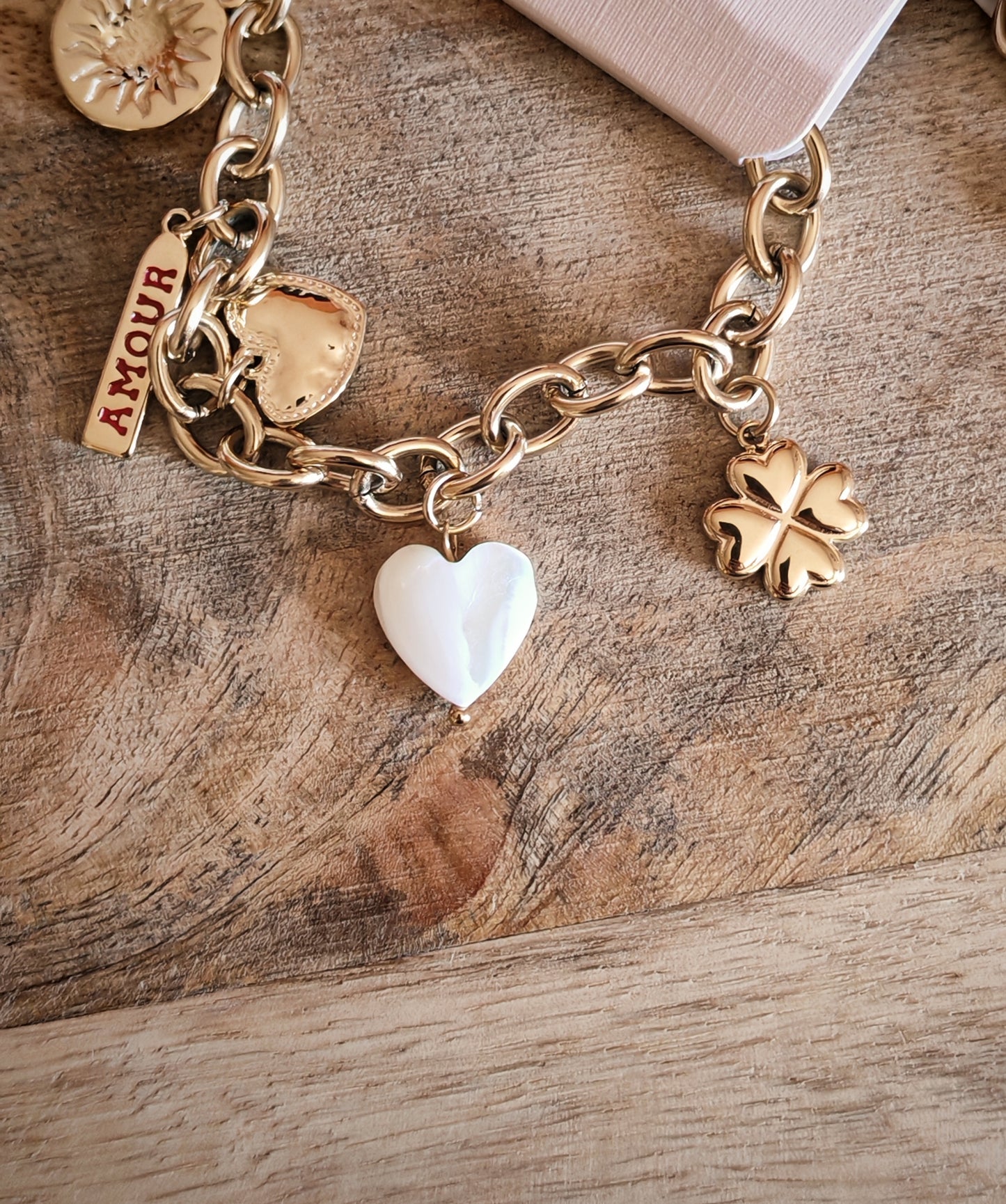 Bracelet chaîne Amour