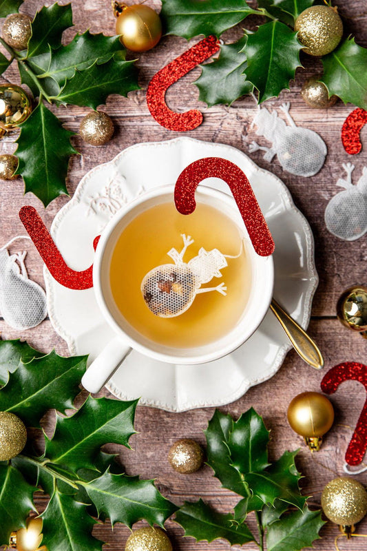 Sachets de thé bonhomme de neige - Saveur Pomme gourmande