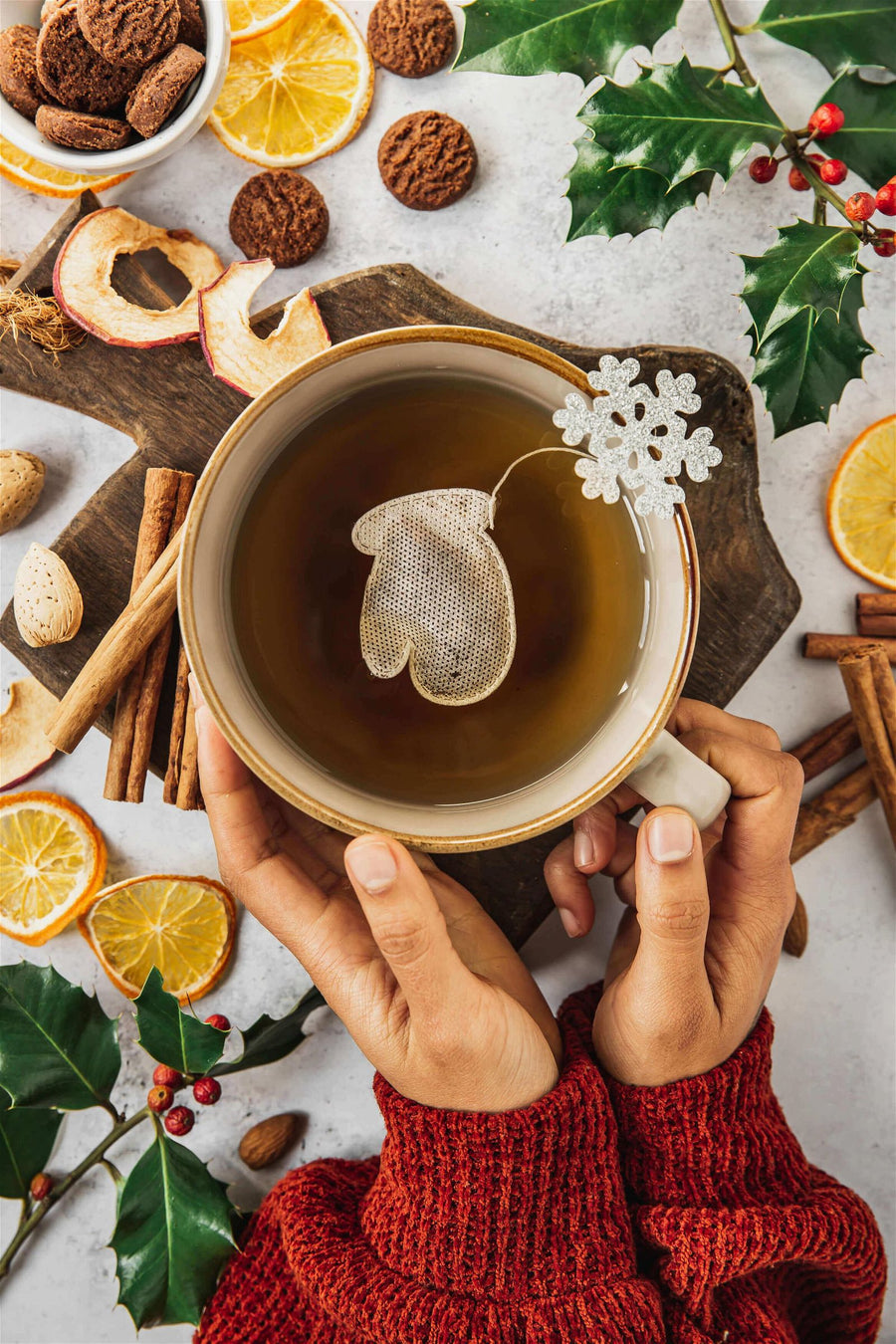 Sachets de thé moufle - Thé de Noel